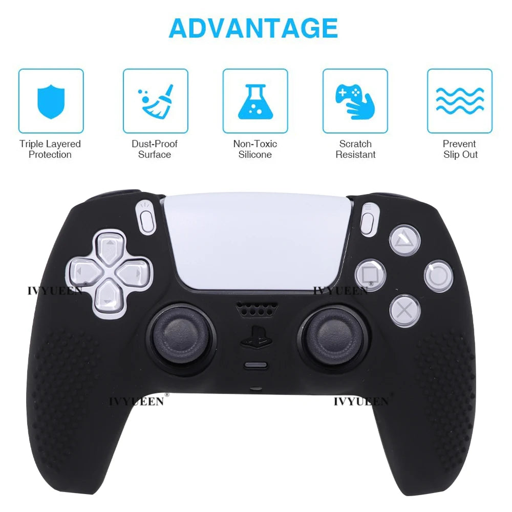 Protective Cover Skin for PlayStation 5 DualSense Controller
