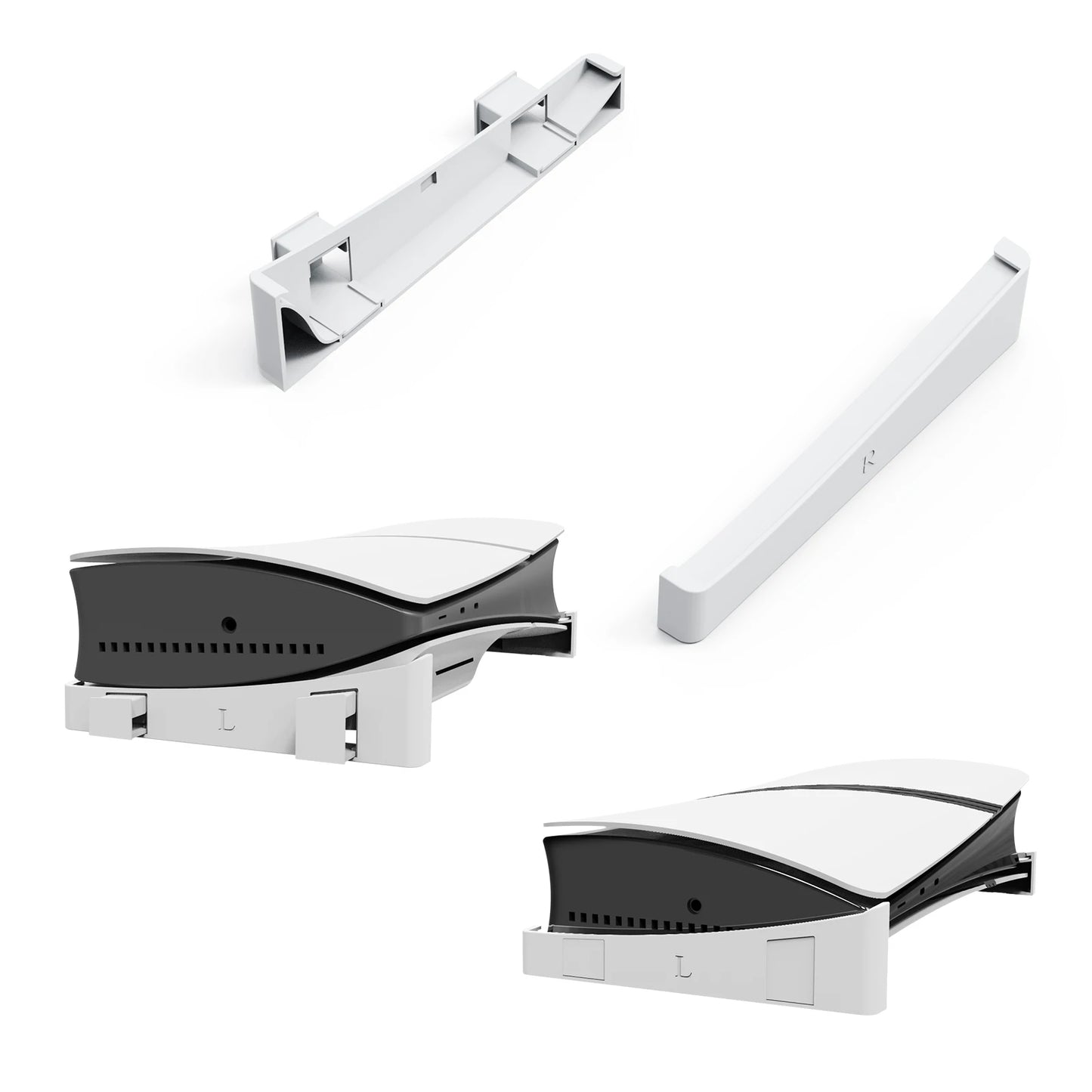 Game Console Horizontal Stand Compatible with PS5 Slim/PS5 Pro