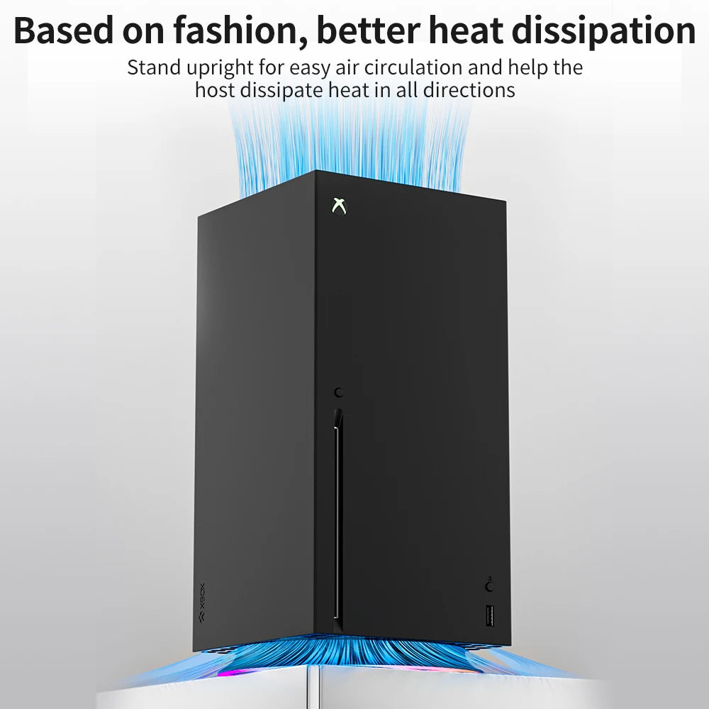 Xbox Series X RGB Vertical Cooling Stand Holder With USB Port