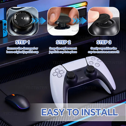 2/6/10PCS Joystick Replacement Caps for Playstation PS4/PS5 Controller