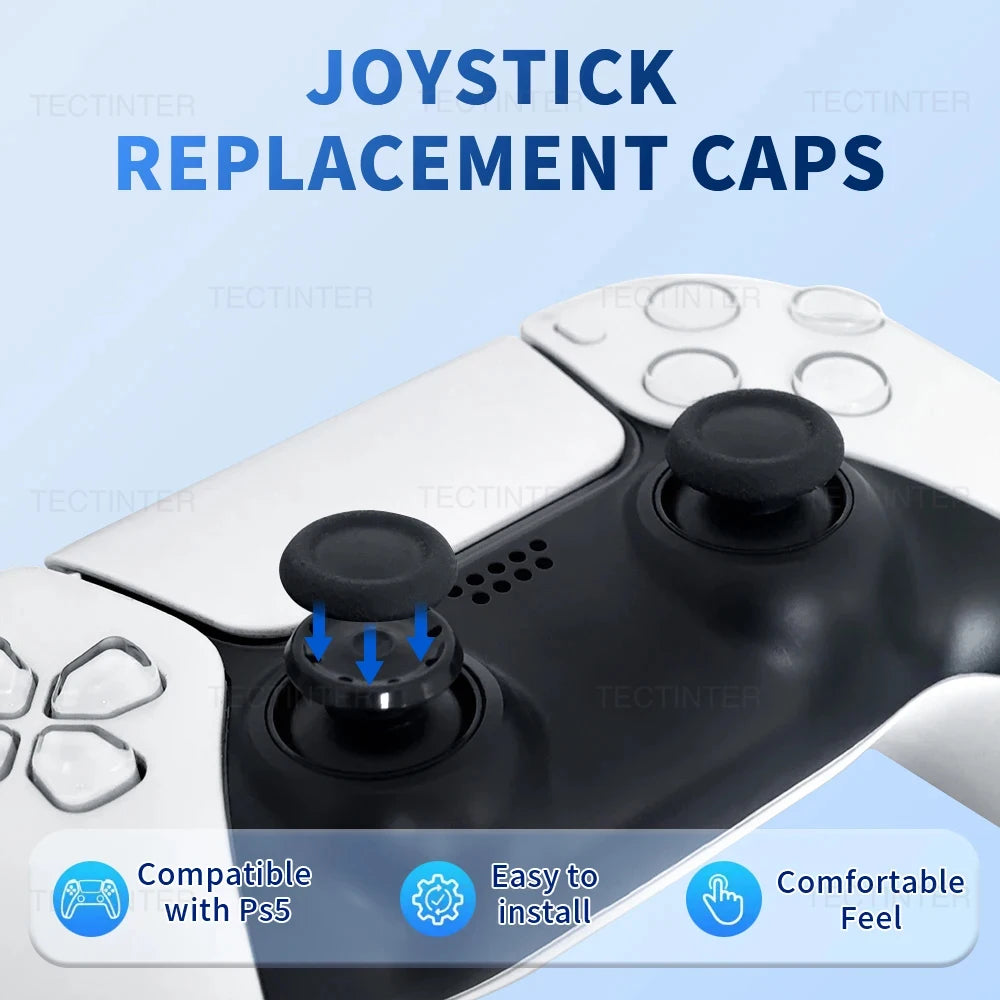 2/6/10PCS Joystick Replacement Caps for Playstation PS4/PS5 Controller