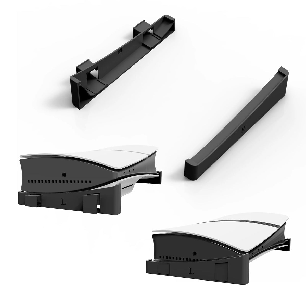 Game Console Horizontal Stand Compatible with PS5 Slim/PS5 Pro
